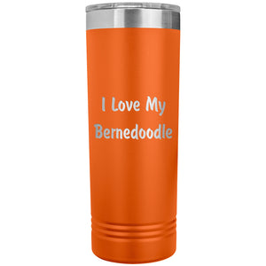 Love My Bernedoodle v4 - 22oz Insulated Skinny Tumbler