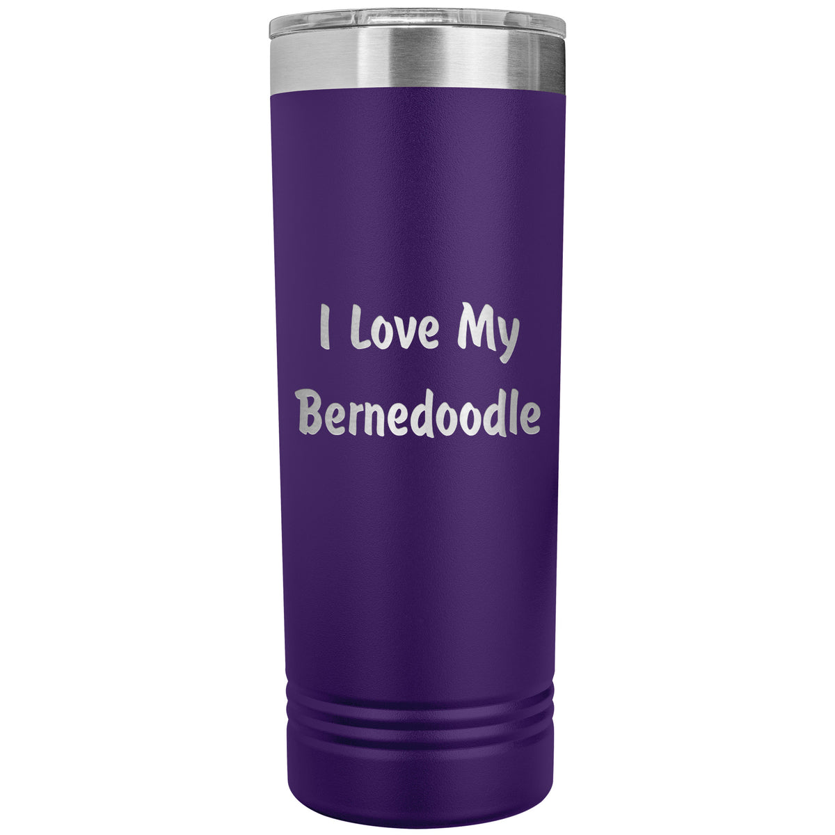 Love My Bernedoodle v4 - 22oz Insulated Skinny Tumbler