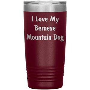 Love My Bernese Mountain Dog v4 - 20oz Insulated Tumbler