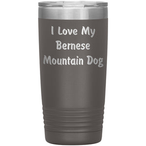 Love My Bernese Mountain Dog v4 - 20oz Insulated Tumbler