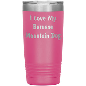 Love My Bernese Mountain Dog v4 - 20oz Insulated Tumbler