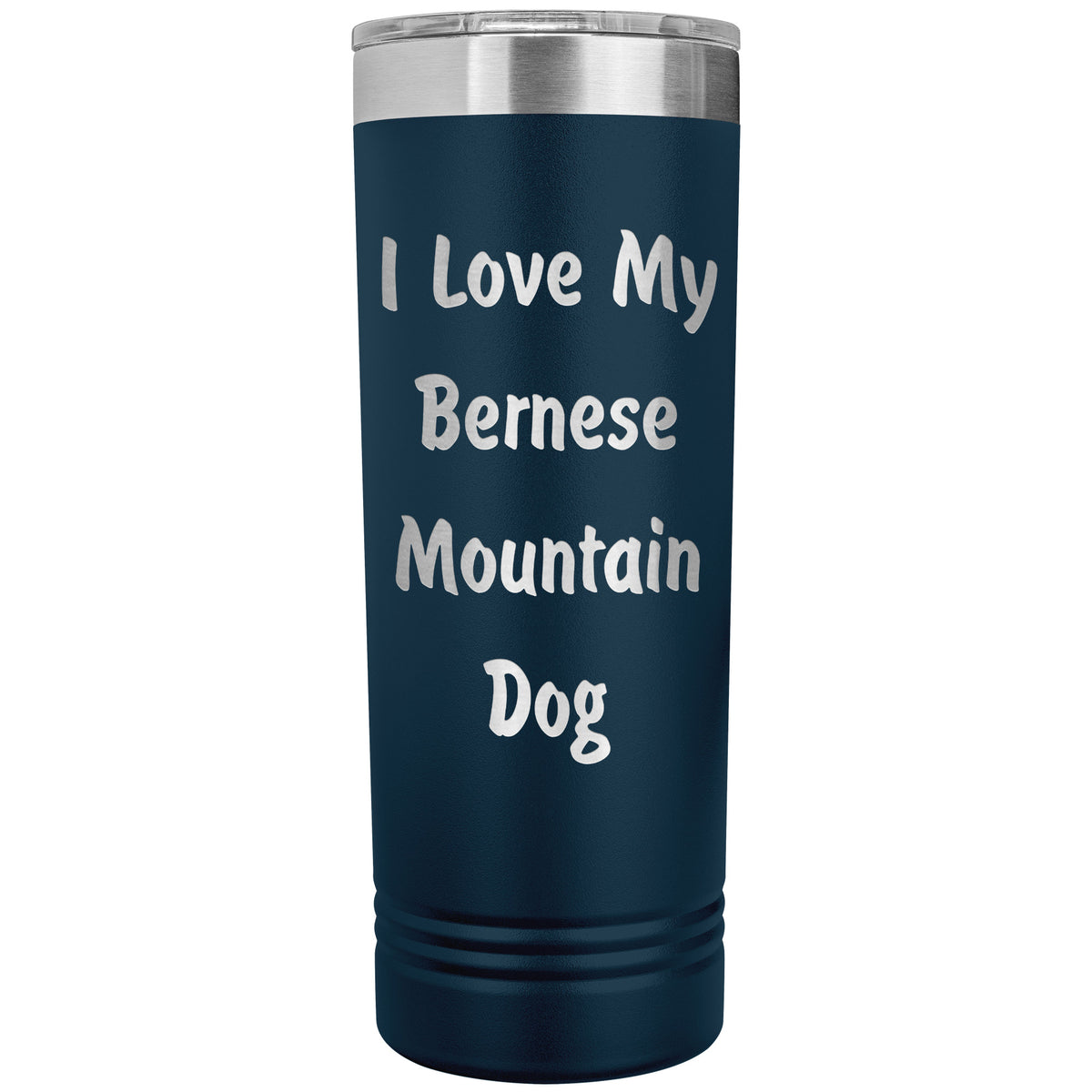 Love My Bernese Mountain Dog v4 - 22oz Insulated Skinny Tumbler