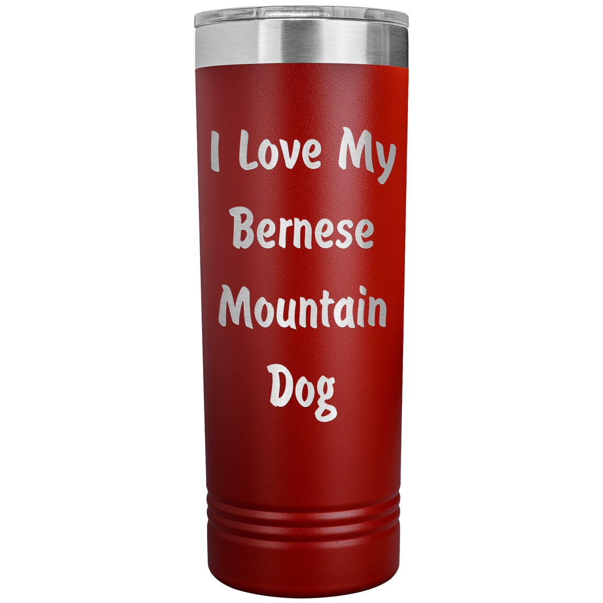Love My Bernese Mountain Dog v4 - 22oz Insulated Skinny Tumbler