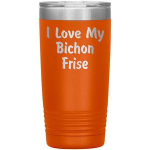 Love My Bichon Frise v4 - 20oz Insulated Tumbler