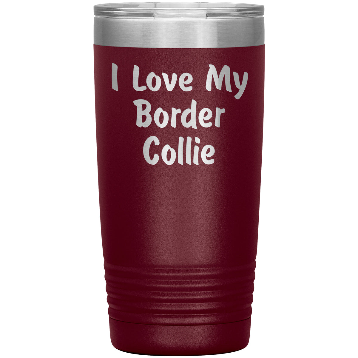 Love My Border Collie v4 - 20oz Insulated Tumbler