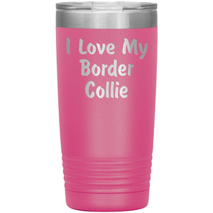 Love My Border Collie v4 - 20oz Insulated Tumbler