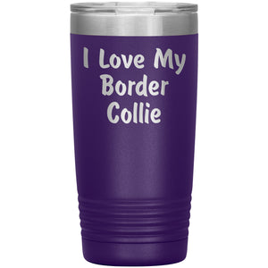 Love My Border Collie v4 - 20oz Insulated Tumbler