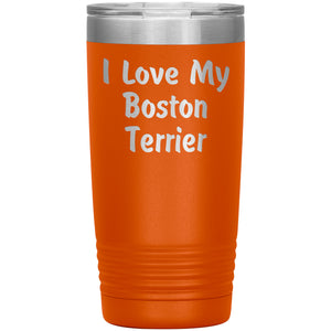 Love My Boston Terrier v4 - 20oz Insulated Tumbler