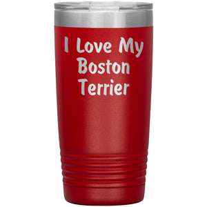 Love My Boston Terrier v4 - 20oz Insulated Tumbler