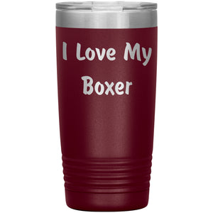 Love My Boxer v4 - 20oz Insulated Tumbler