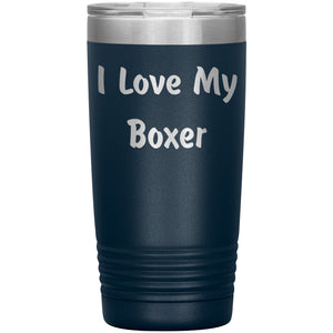 Love My Boxer v4 - 20oz Insulated Tumbler