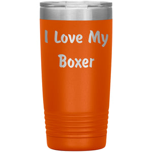 Love My Boxer v4 - 20oz Insulated Tumbler