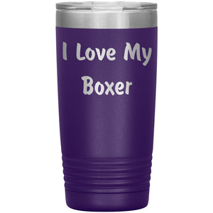 Love My Boxer v4 - 20oz Insulated Tumbler