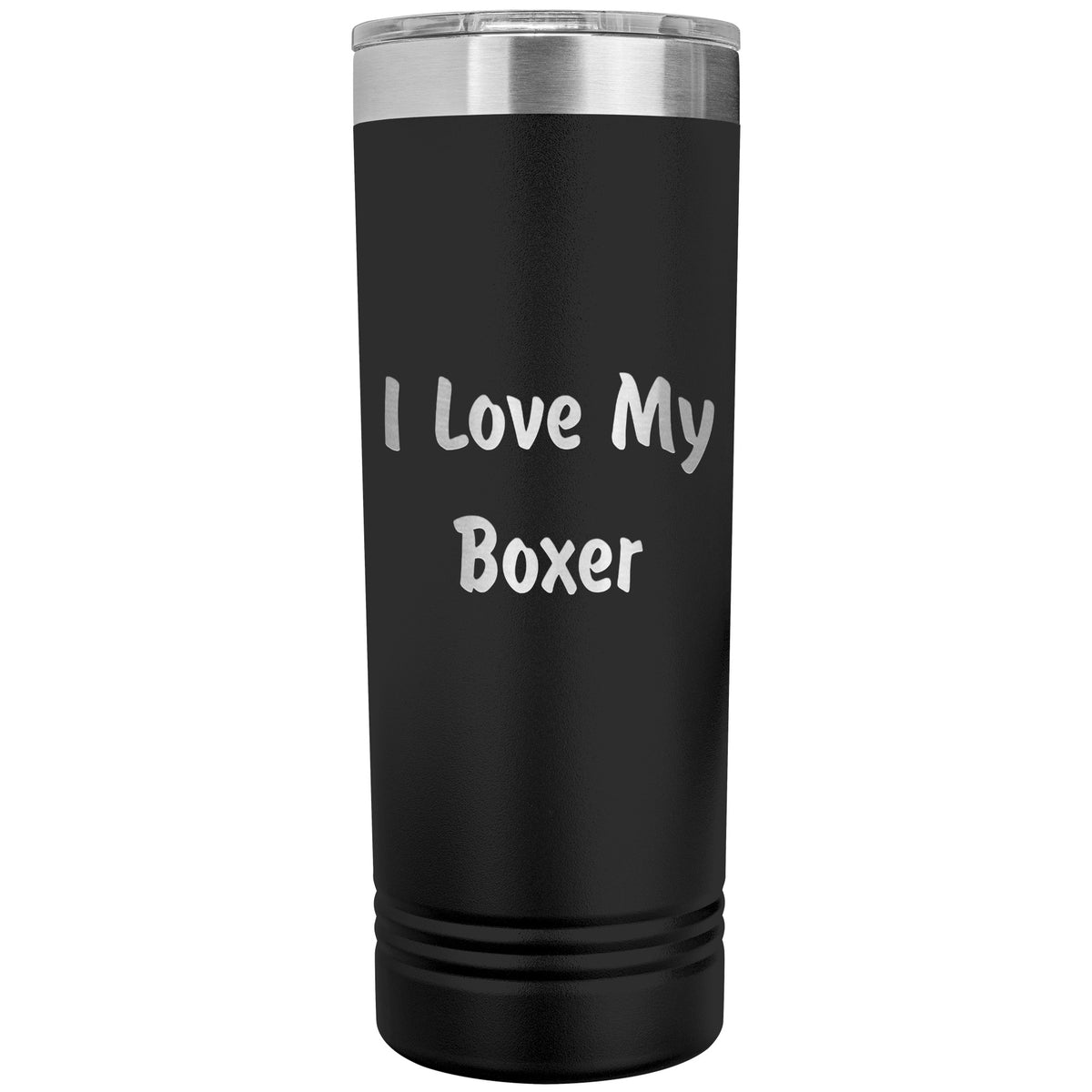 Love My Boxer v4 - 22oz Insulated Skinny Tumbler
