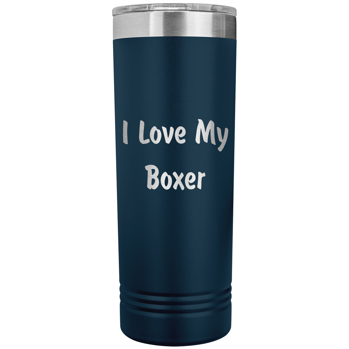 Love My Boxer v4 - 22oz Insulated Skinny Tumbler