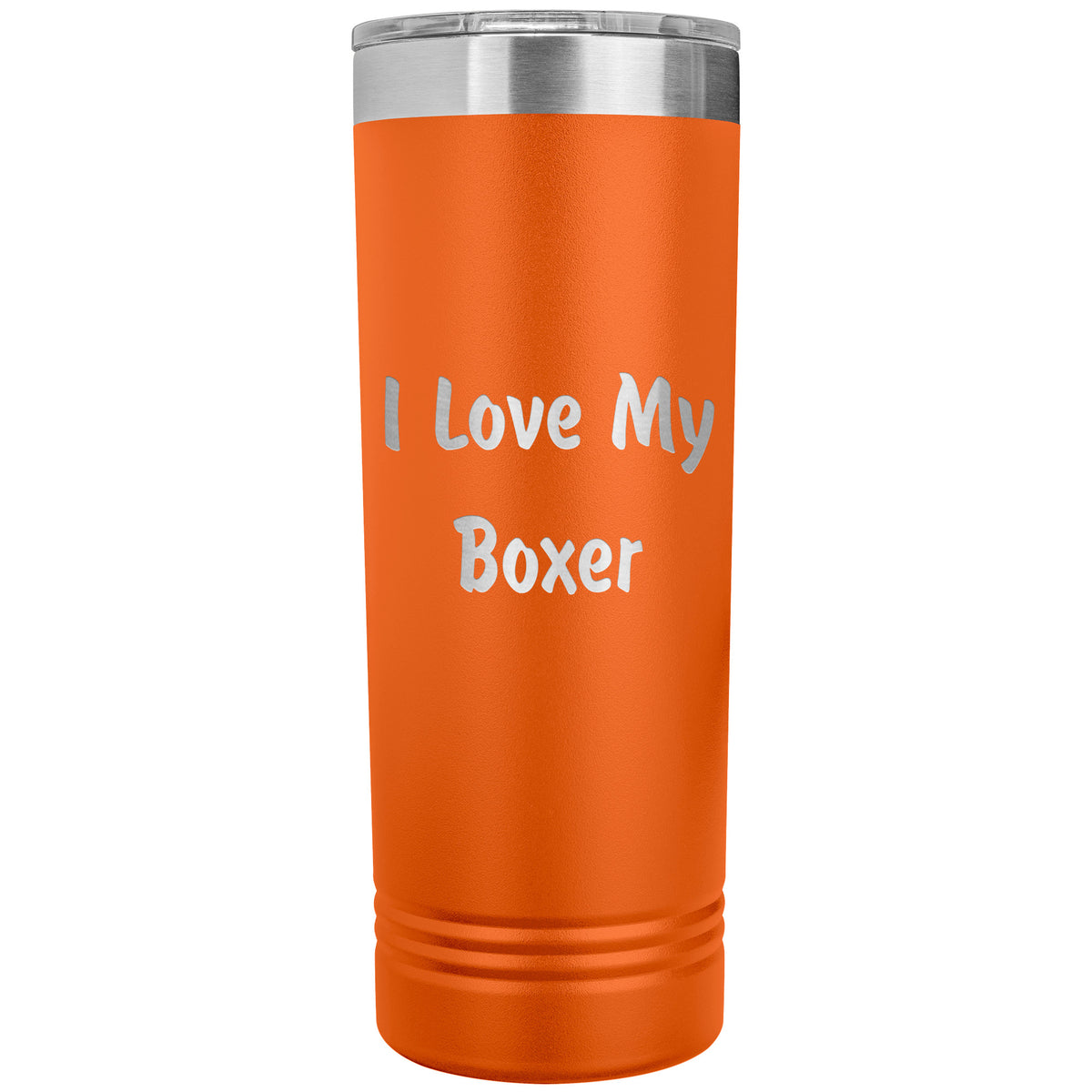 Love My Boxer v4 - 22oz Insulated Skinny Tumbler