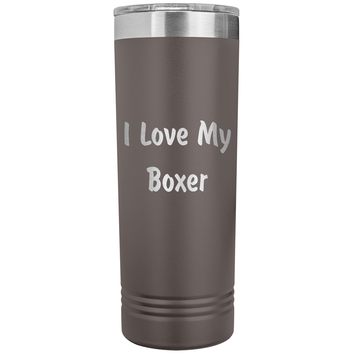 Love My Boxer v4 - 22oz Insulated Skinny Tumbler