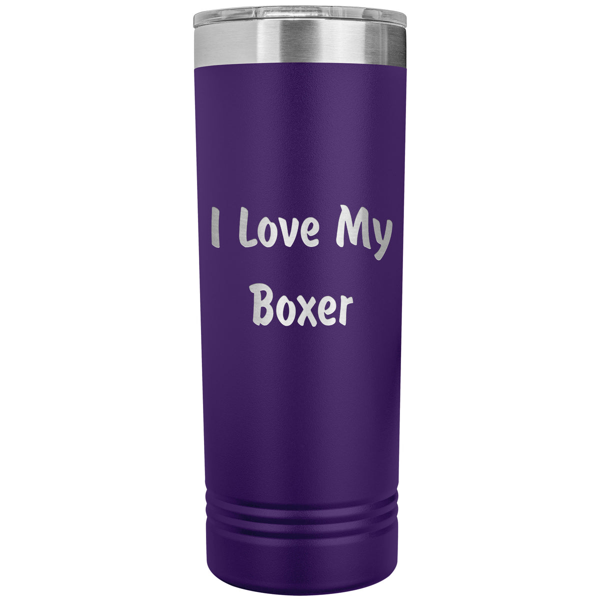 Love My Boxer v4 - 22oz Insulated Skinny Tumbler