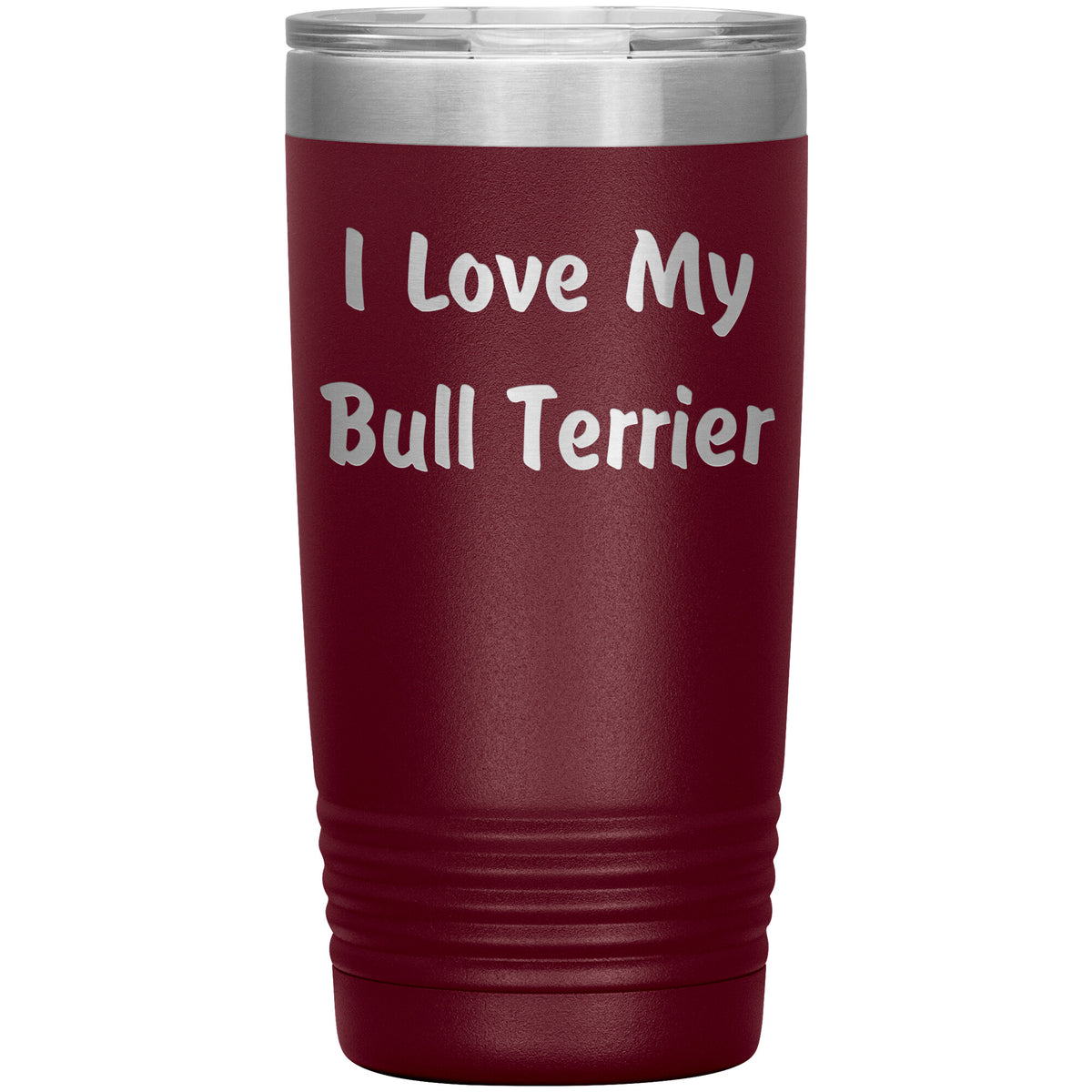 Love My Bull Terrier v4 - 20oz Insulated Tumbler