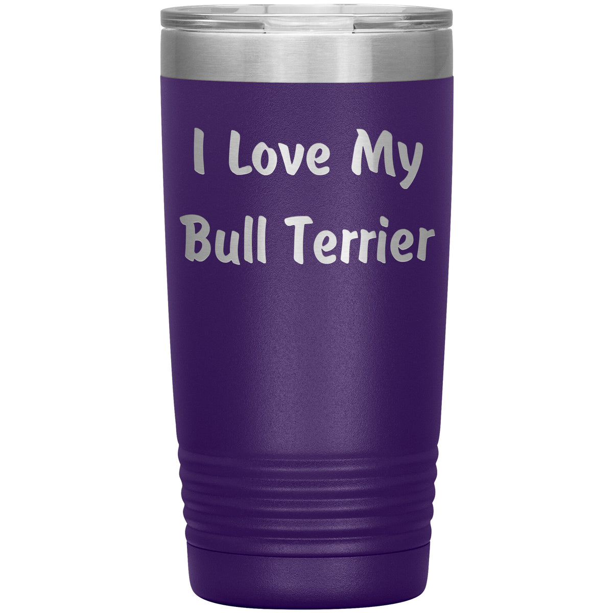 Love My Bull Terrier v4 - 20oz Insulated Tumbler