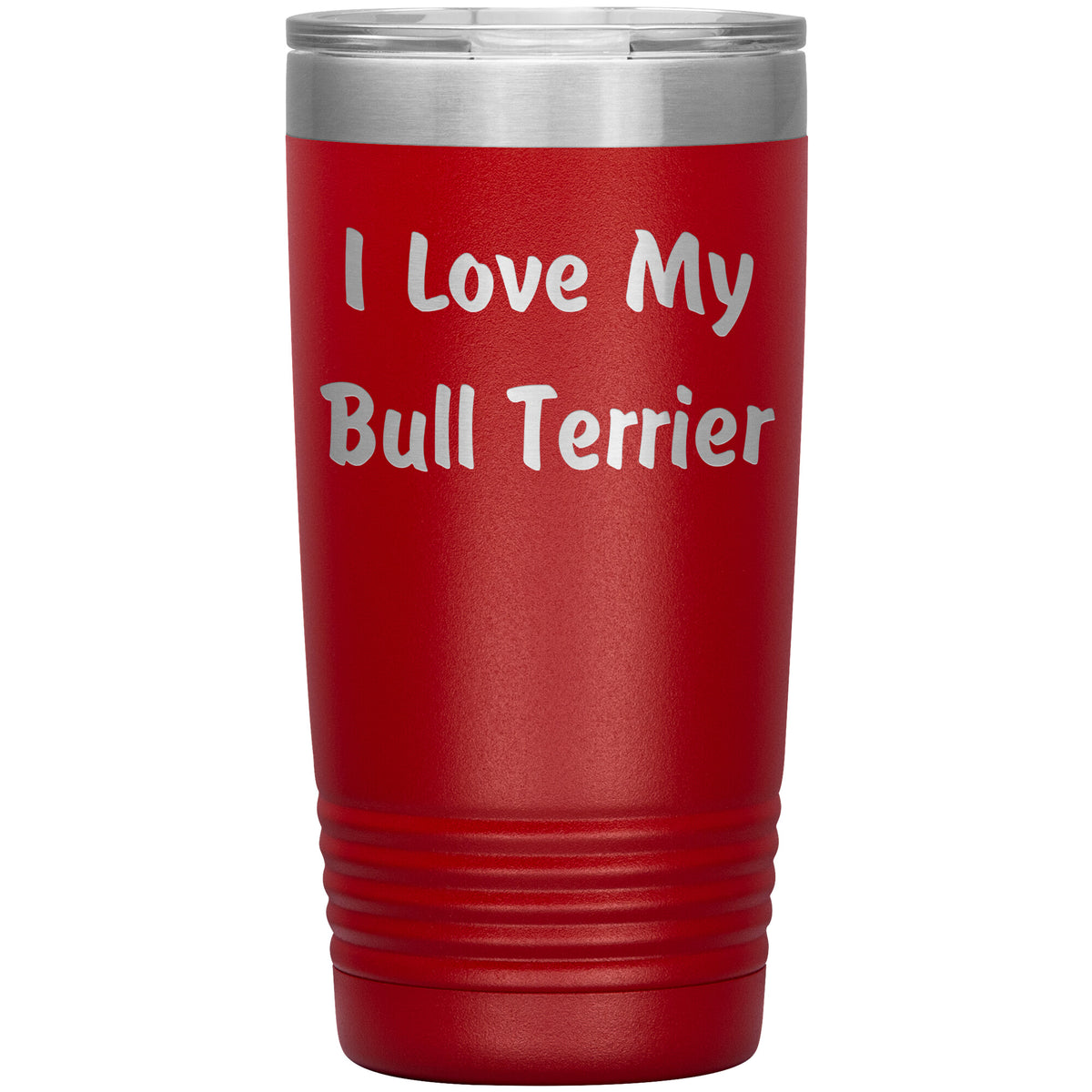 Love My Bull Terrier v4 - 20oz Insulated Tumbler