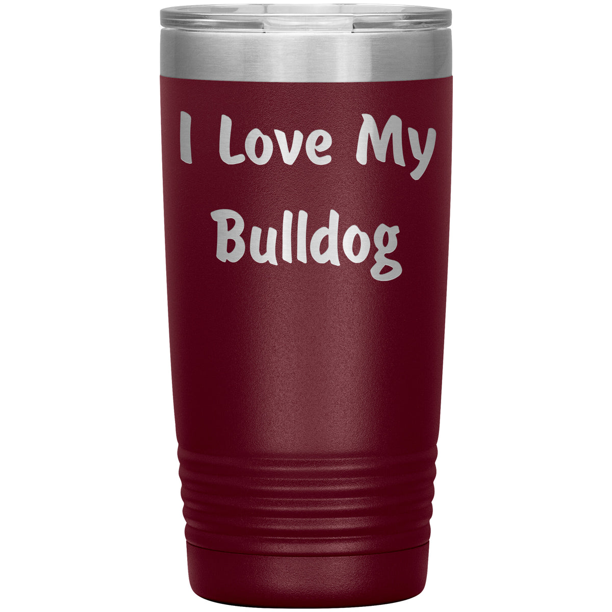 Love My Bulldog v4 - 20oz Insulated Tumbler