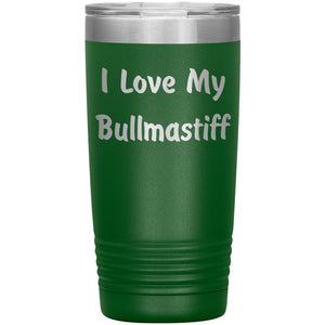 Love My Bullmastiff v4 - 20oz Insulated Tumbler