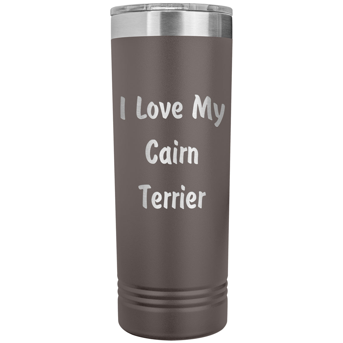 Love My Cairn Terrier v4 - 22oz Insulated Skinny Tumbler