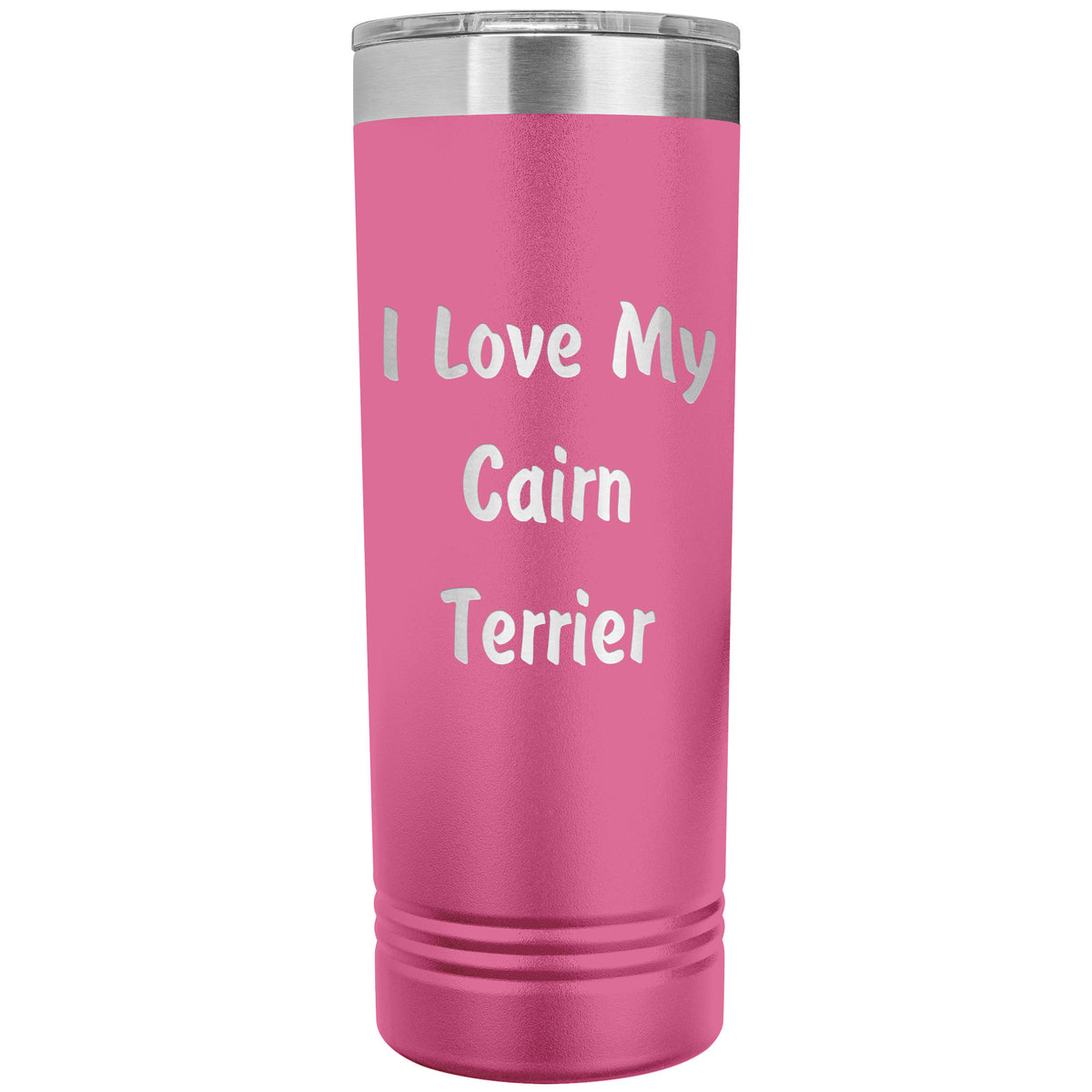 Love My Cairn Terrier v4 - 22oz Insulated Skinny Tumbler