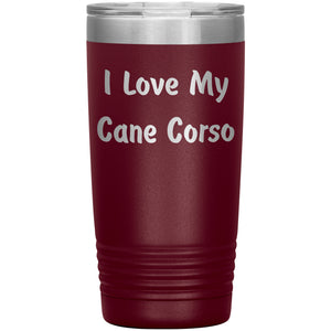 Love My Cane Corso v4 - 20oz Insulated Tumbler