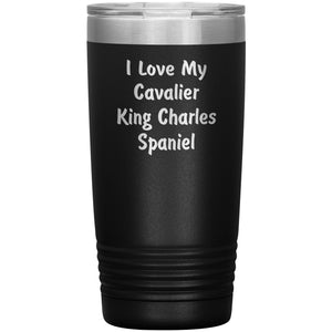 Love My Cavalier King Charles Spaniel v4 - 20oz Insulated Tumbler