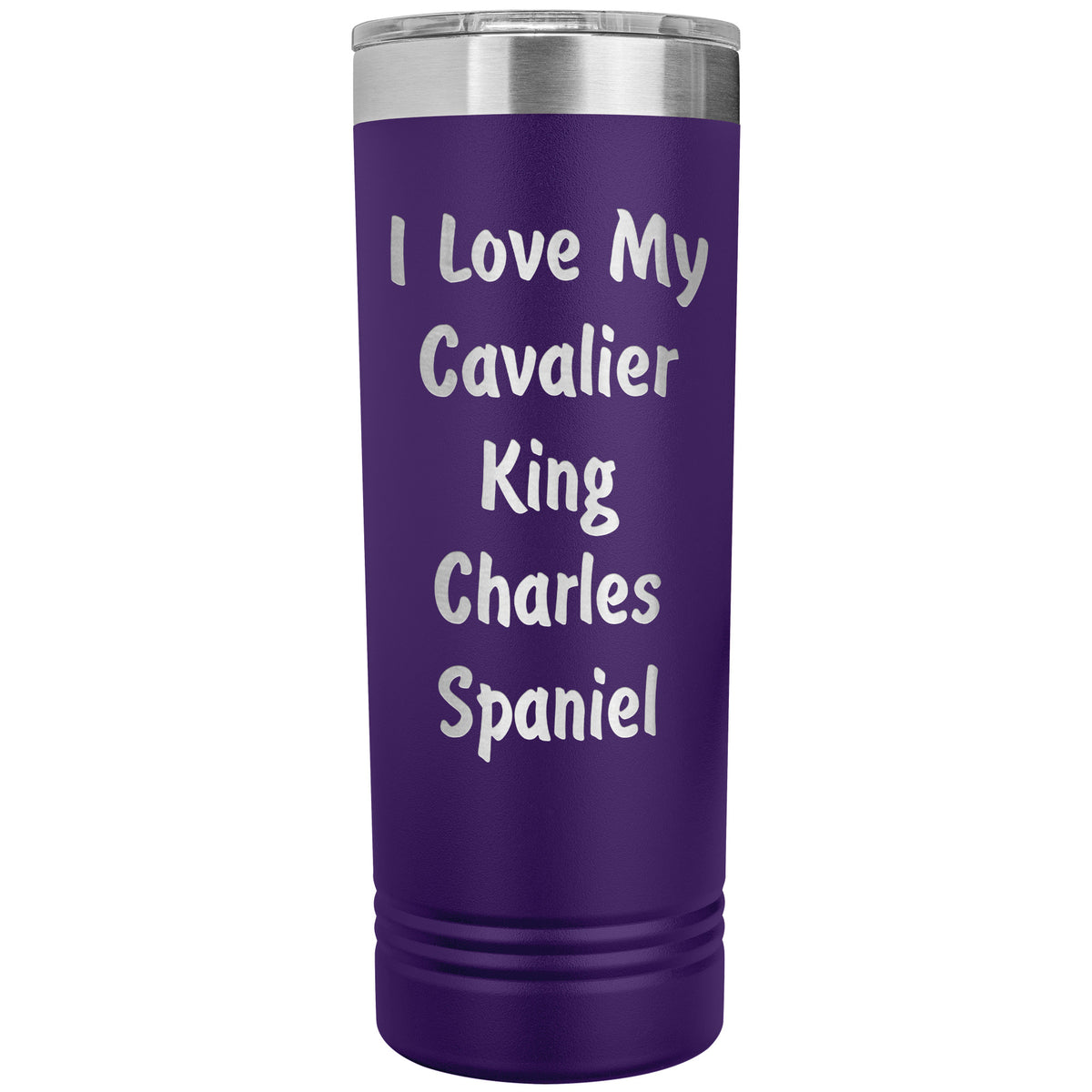 Love My Cavalier King Charles Spaniel v4 - 22oz Insulated Skinny Tumbler