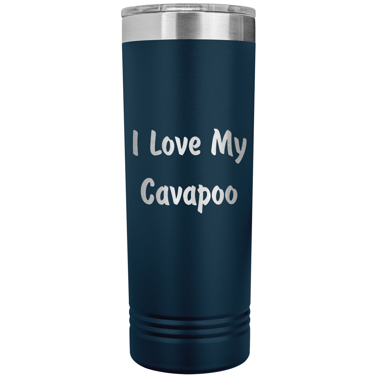 Love My Cavapoo v4 - 22oz Insulated Skinny Tumbler