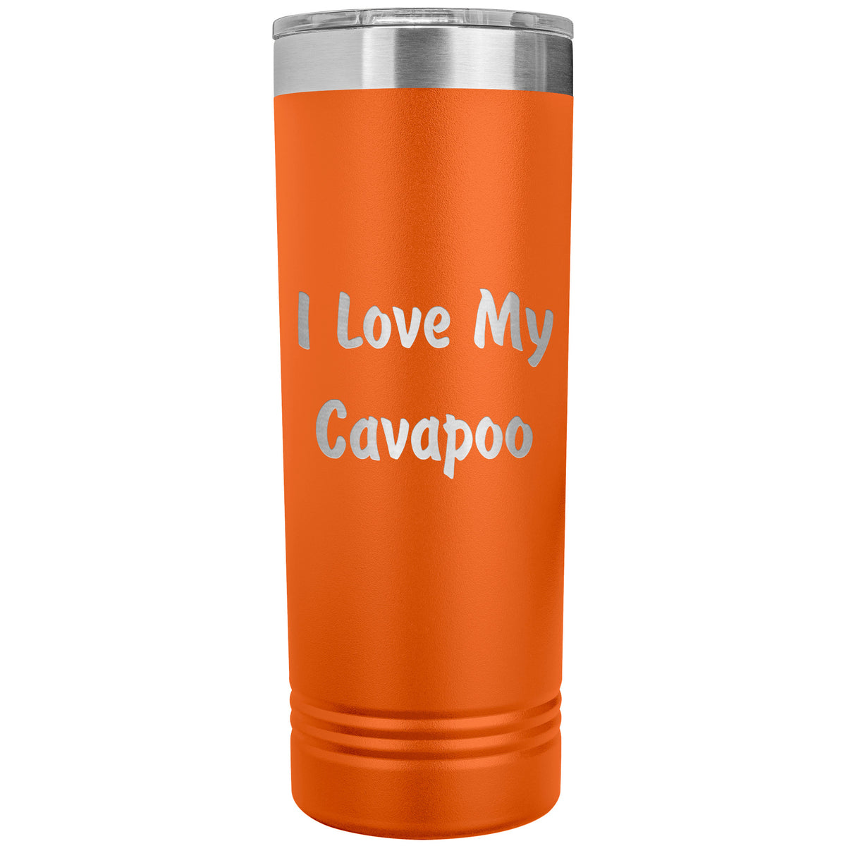 Love My Cavapoo v4 - 22oz Insulated Skinny Tumbler