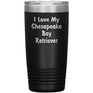 Love My Chesapeake Bay Retriever v4 - 20oz Insulated Tumbler