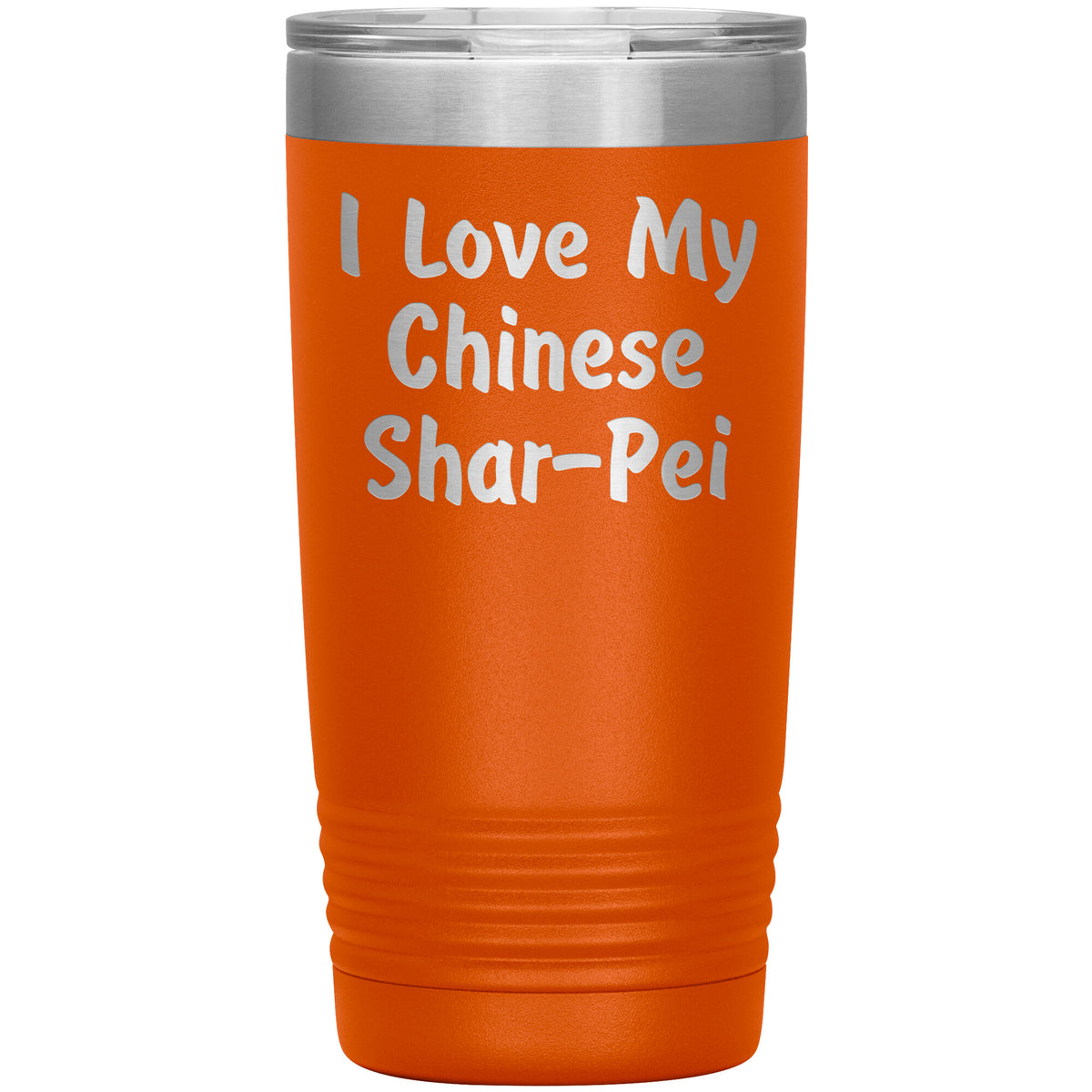 Love My Chinese Shar-Pei v4 - 20oz Insulated Tumbler