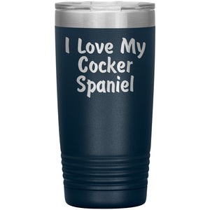 Love My Cocker Spaniel v4 - 20oz Insulated Tumbler