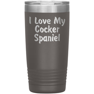 Love My Cocker Spaniel v4 - 20oz Insulated Tumbler