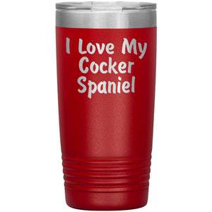 Love My Cocker Spaniel v4 - 20oz Insulated Tumbler