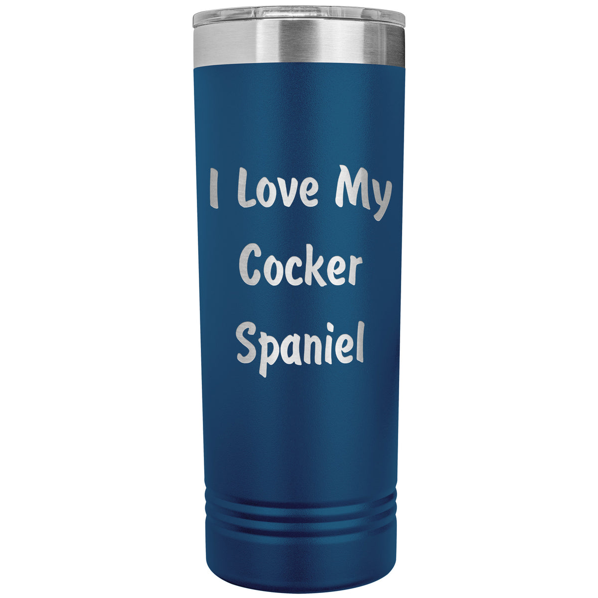 Love My Cocker Spaniel v4 - 22oz Insulated Skinny Tumbler