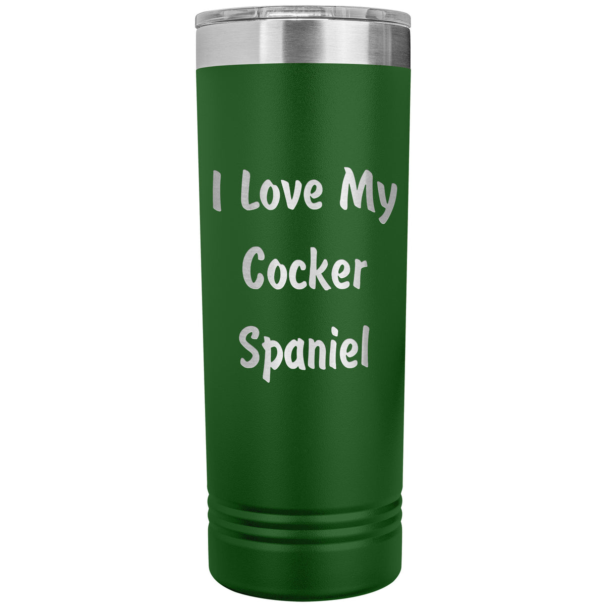 Love My Cocker Spaniel v4 - 22oz Insulated Skinny Tumbler