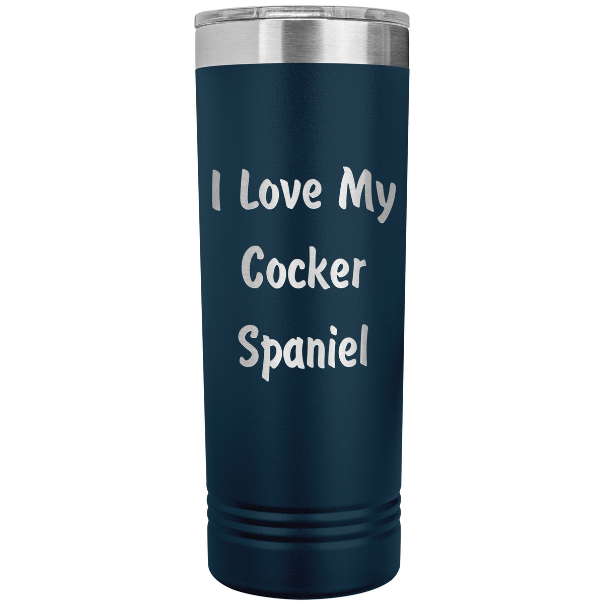 Love My Cocker Spaniel v4 - 22oz Insulated Skinny Tumbler