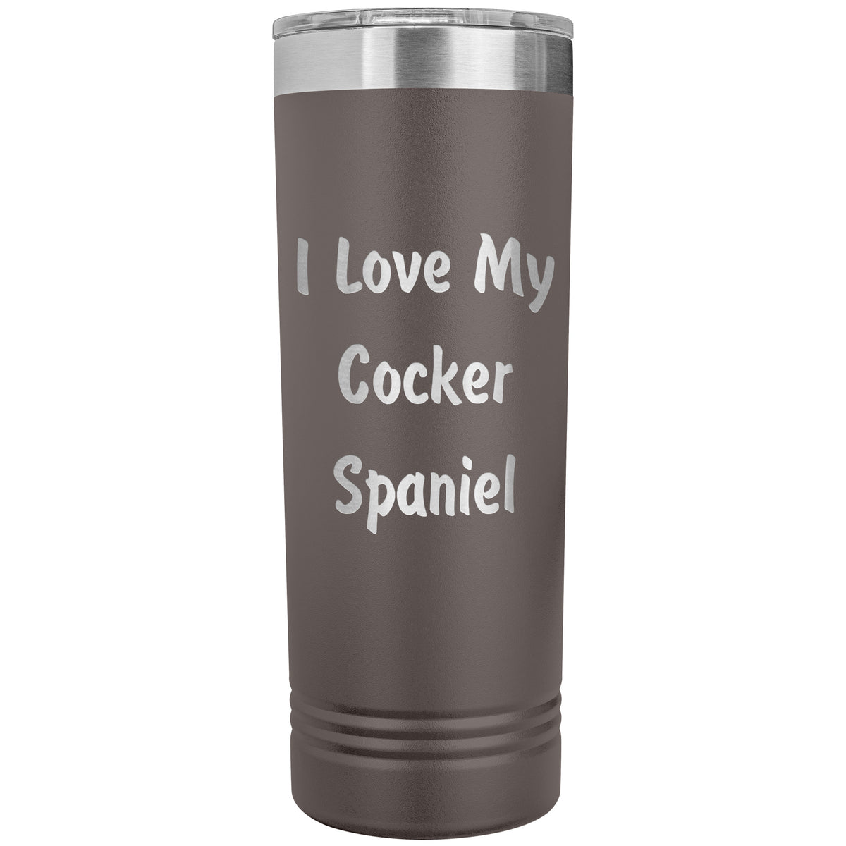 Love My Cocker Spaniel v4 - 22oz Insulated Skinny Tumbler