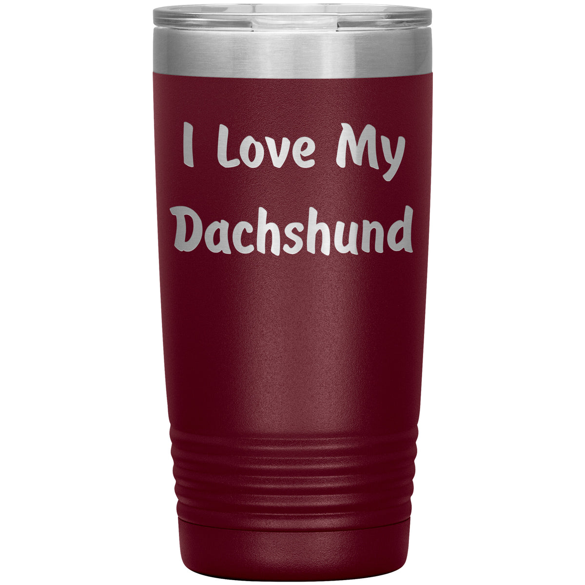 Love My Dachshund v4 - 20oz Insulated Tumbler