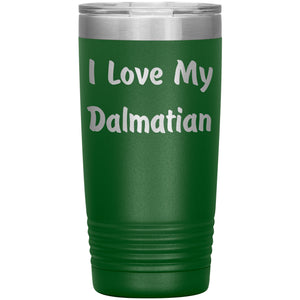 Love My Dalmatian v4 - 20oz Insulated Tumbler