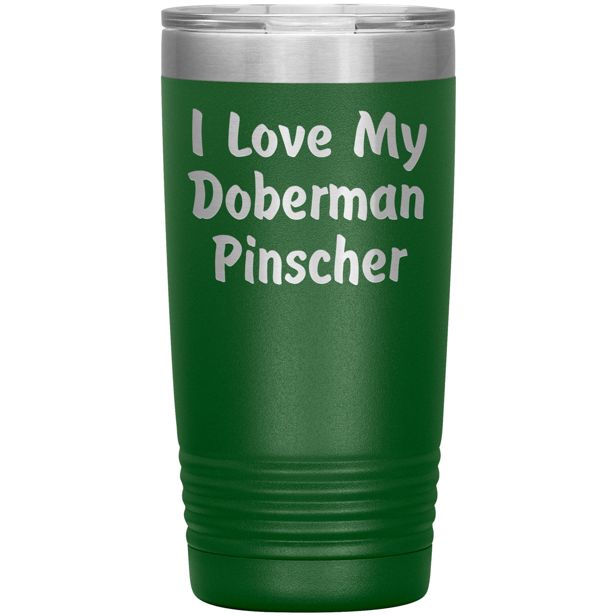 Love My Doberman Pinscher v4 - 20oz Insulated Tumbler