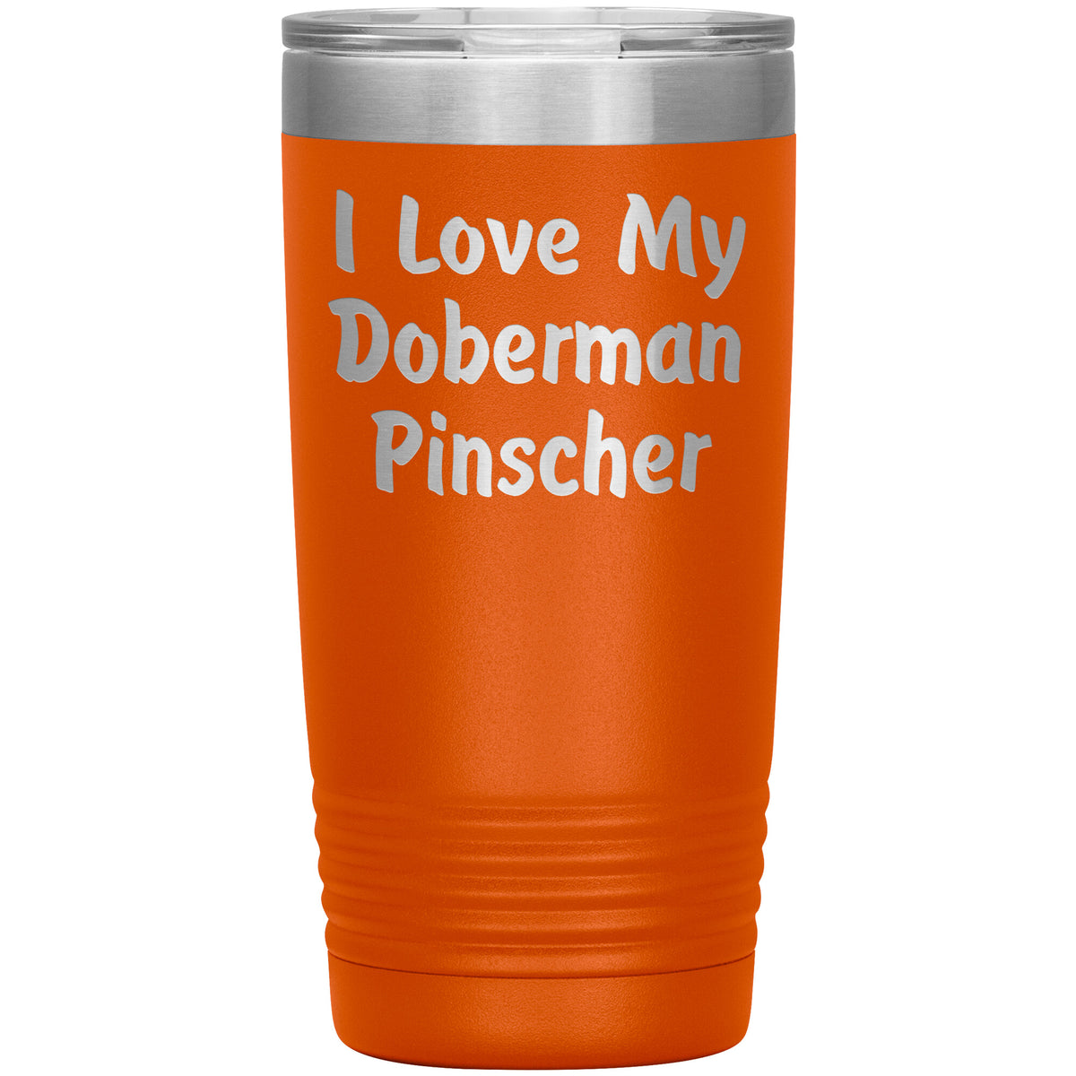 Love My Doberman Pinscher v4 - 20oz Insulated Tumbler