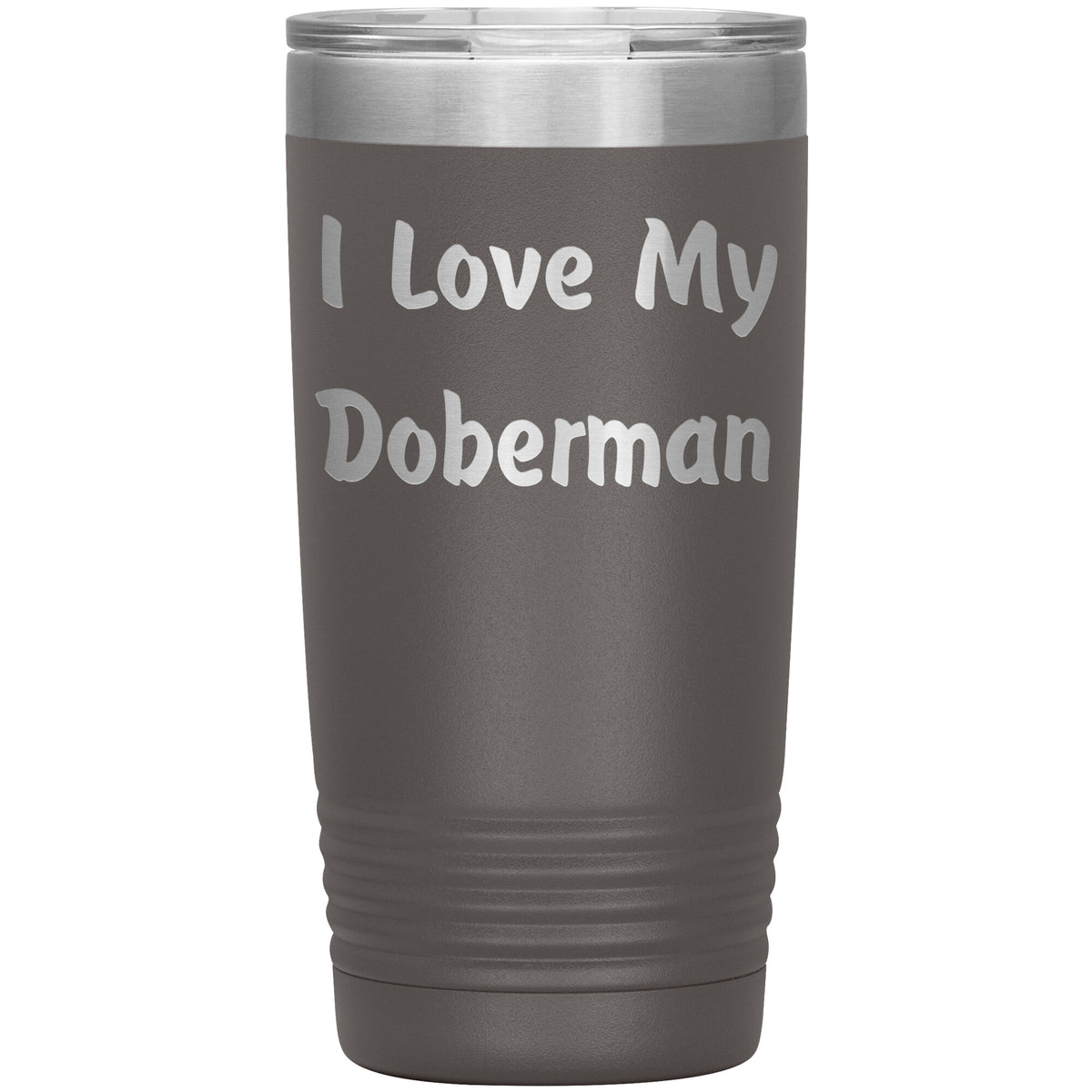 Love My Doberman v4 - 20oz Insulated Tumbler