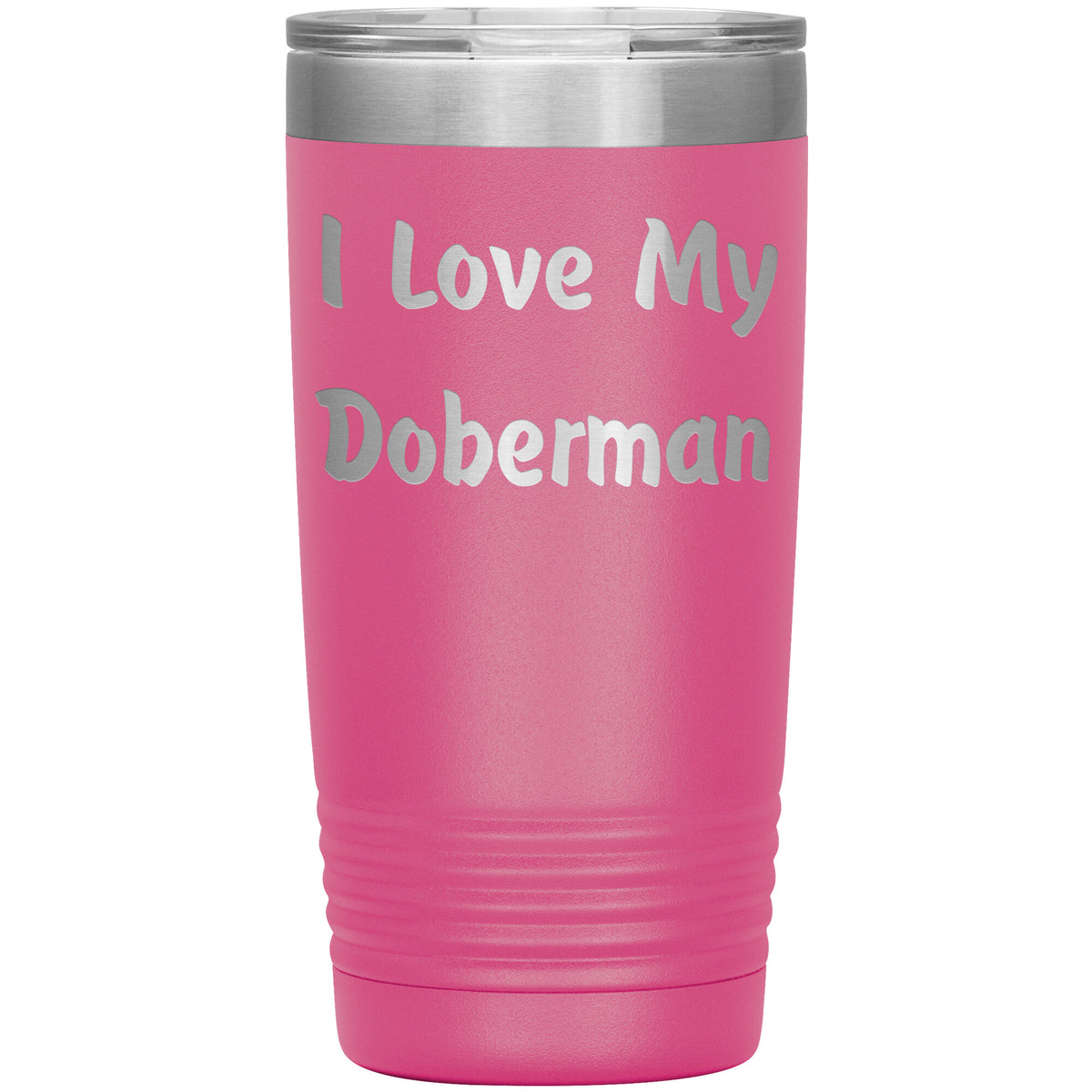 Love My Doberman v4 - 20oz Insulated Tumbler