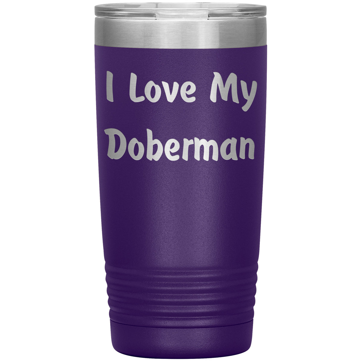 Love My Doberman v4 - 20oz Insulated Tumbler